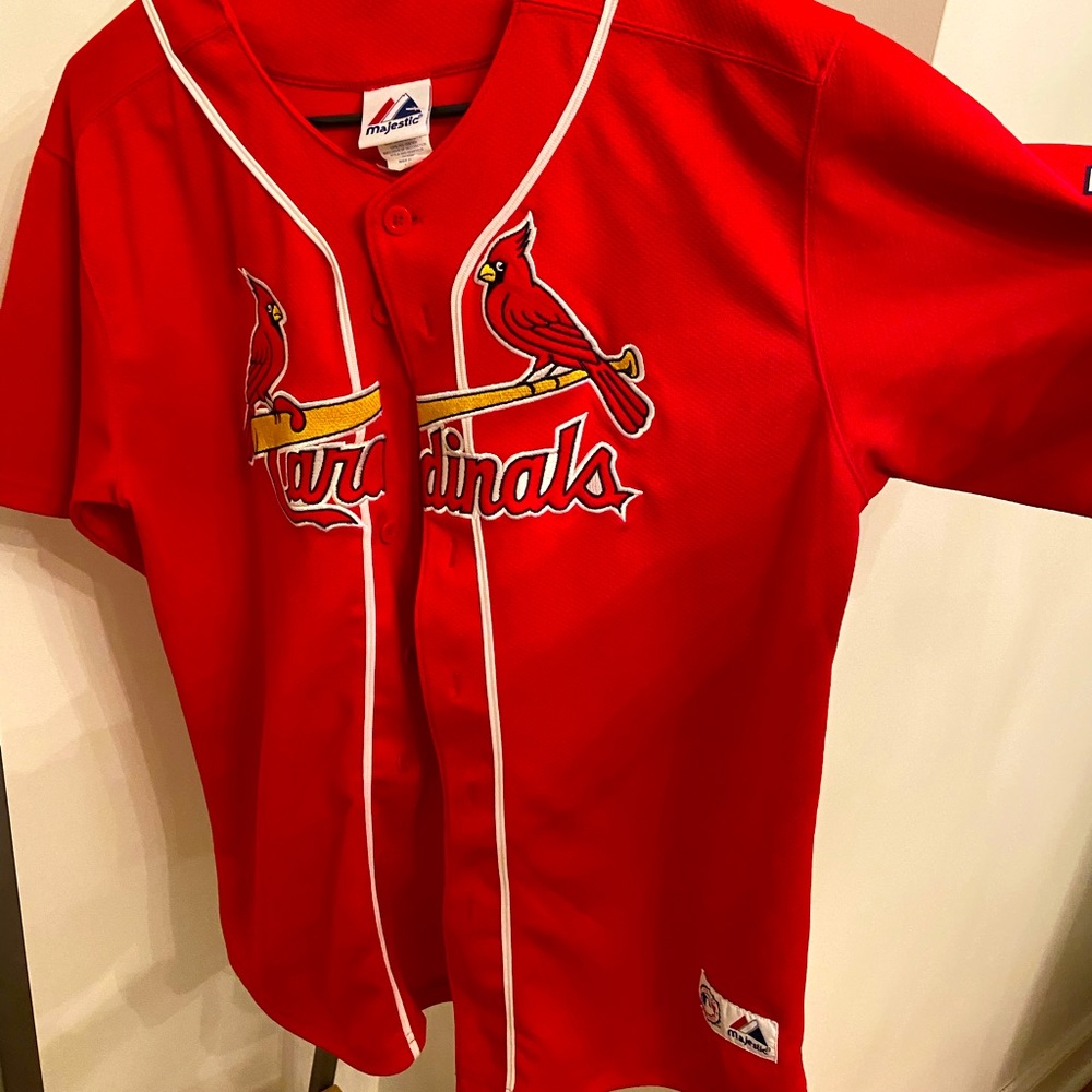 St. Louis Cardinals button up jersey (Size M/L)